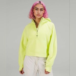 Lululemon Scuba Oversized Half-Zip Hoodie *Electric Lemon Size XS/S